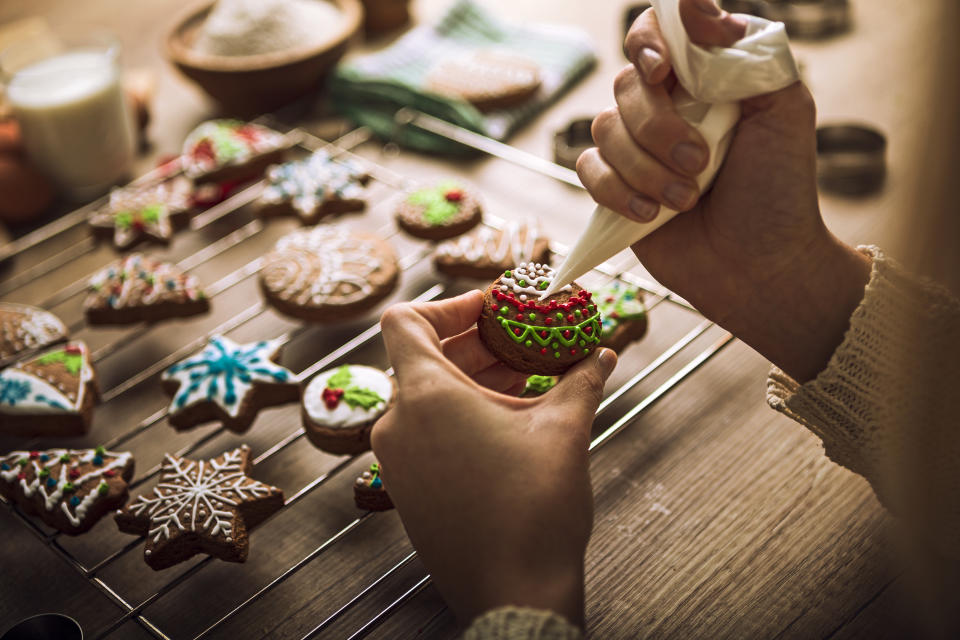 Christmas gingerbread cookies