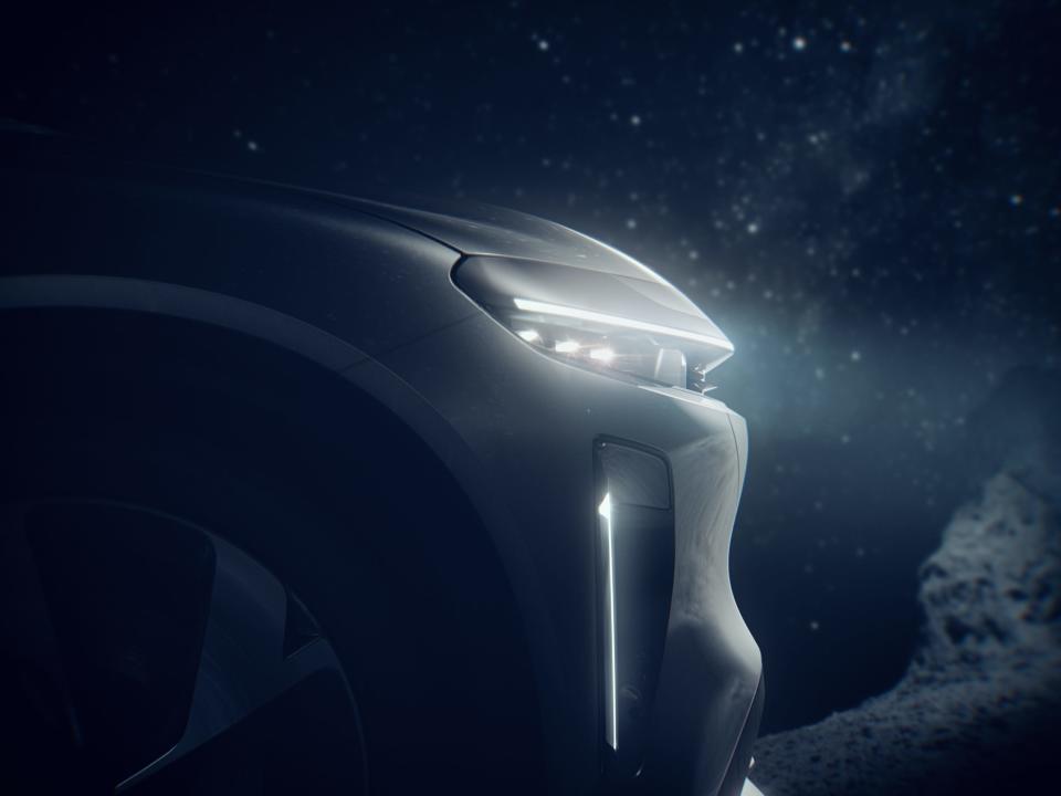 The Lucid Gravity electric SUV.