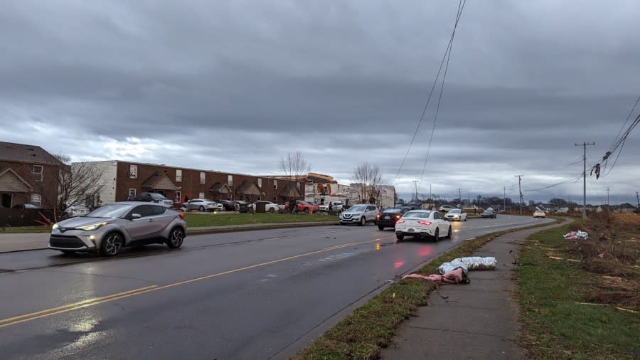 Storm damage along West Creek Coyote Trail in Clarksville (Courtesy: Maranda Whitley)