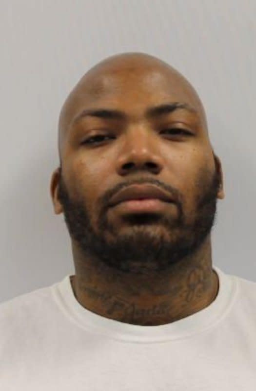 Jason Dean Billingsley, 32, is on the run as police seek to arrest him on a first-degree murder warrant for the death of LaPere. Photo courtesy of Baltimore Police Department