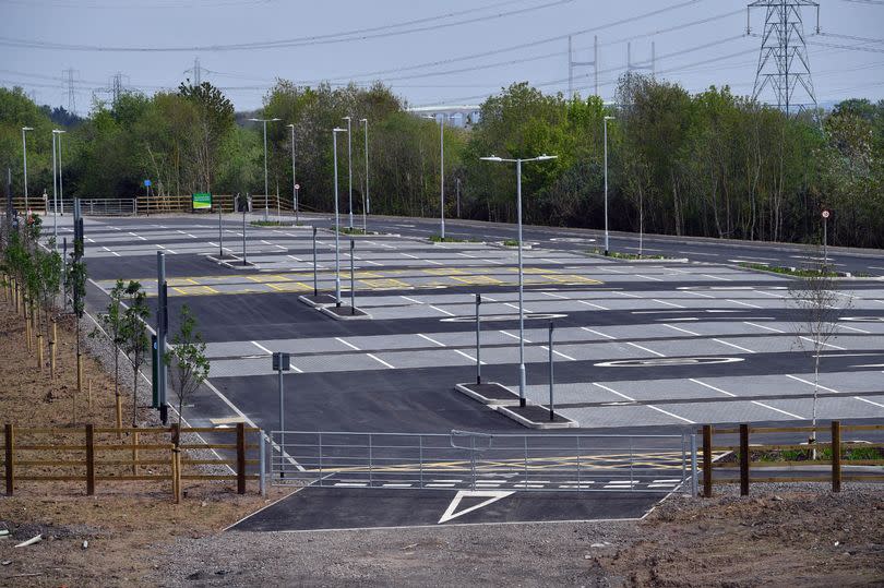 The Severn Tunnel junction car park has mostly been empty since it was constructed.