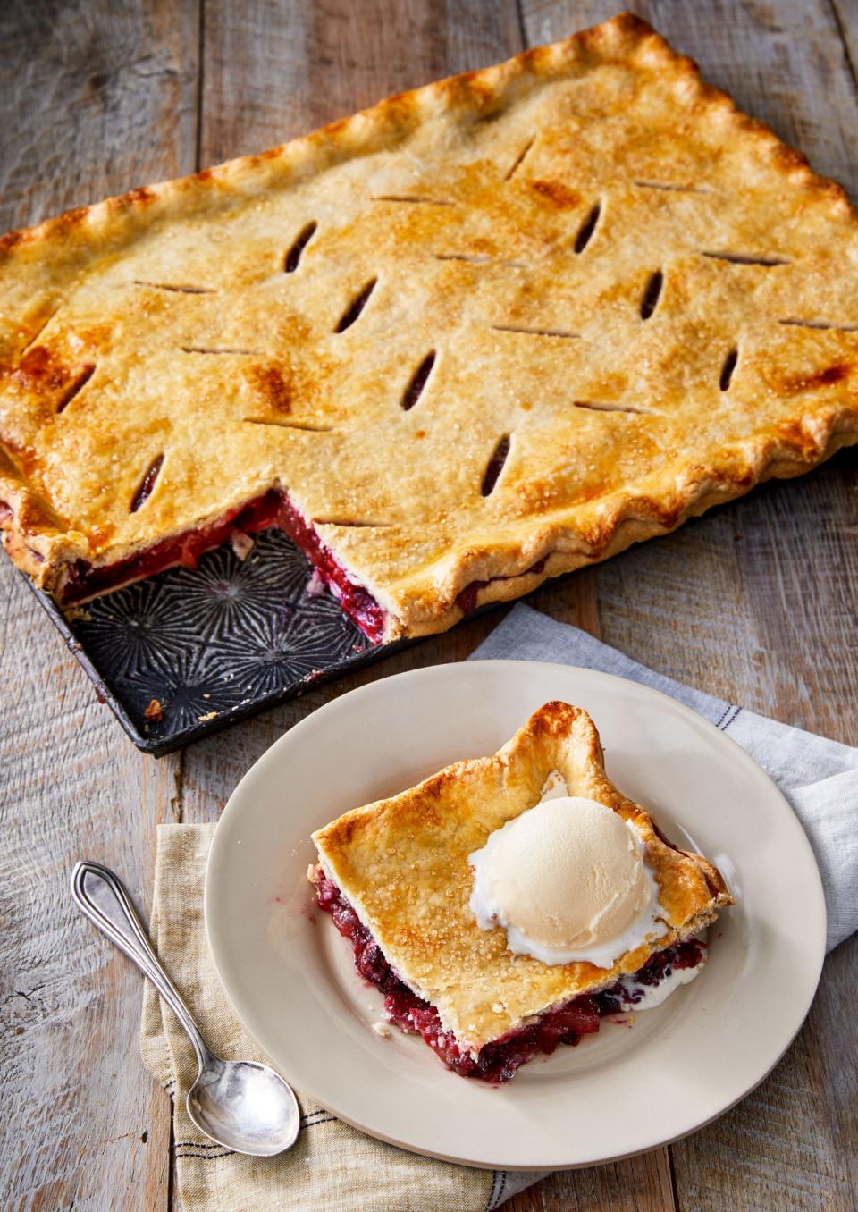 Blackberry-Apple Butter Pie Bars