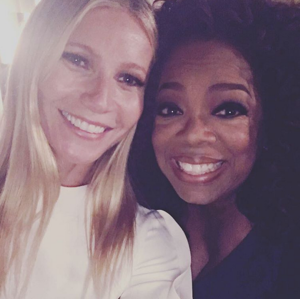 Gwyneth Paltrow and Oprah