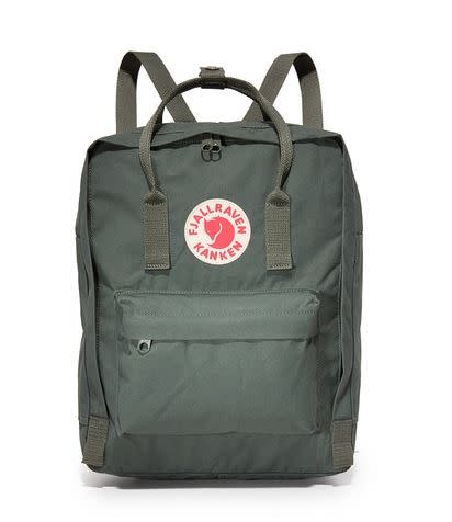 Original price: $80<br />Sale price: <a href="https://www.shopbop.com/kanken-backpack-fjallraven/vp/v=1/1569562441.htm?fm=pd_sb_pd_browse_1_bstslr&amp;os=false" target="_blank">$56</a>