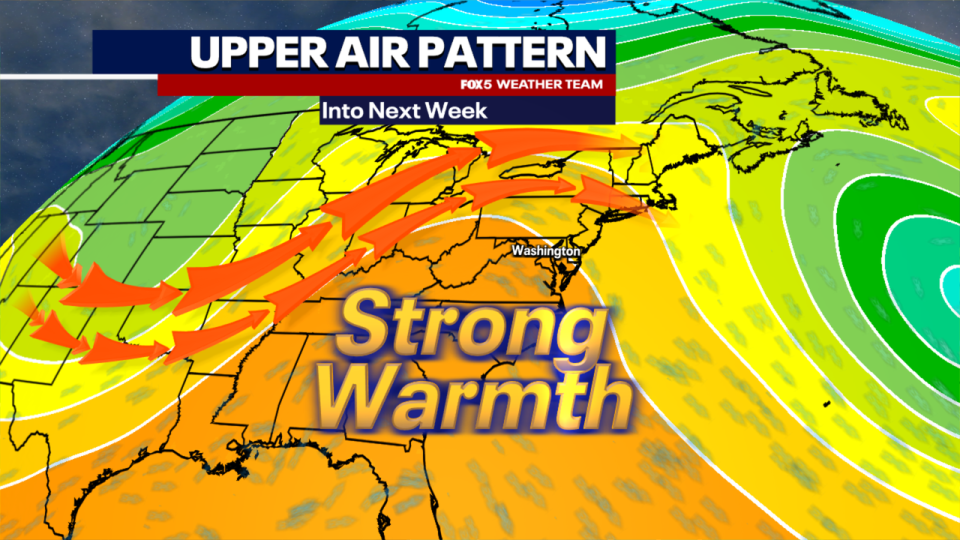 <div>DC weather: Temperatures could reach 90 degrees with threat of thunderstorms next week</div>