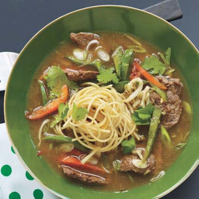 Pepper Steak Noodle Soup