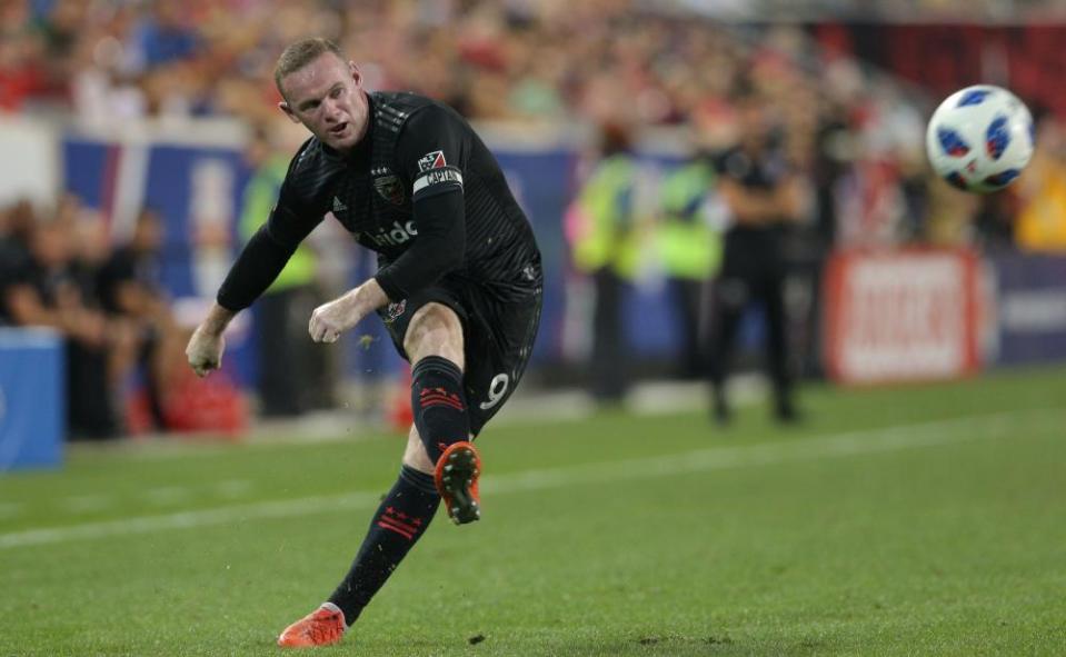 Wayne Rooney in action for DC United in 2018