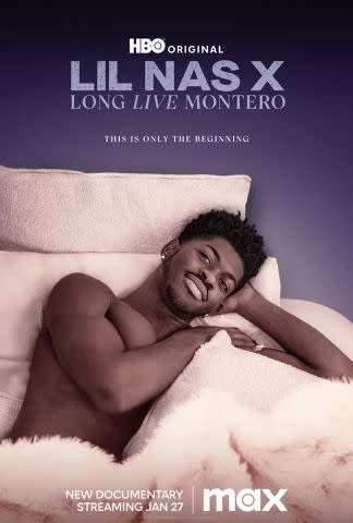 <p>Courtesy of HBO</p> 'Lil Nas X: Long Live Montero' Poster