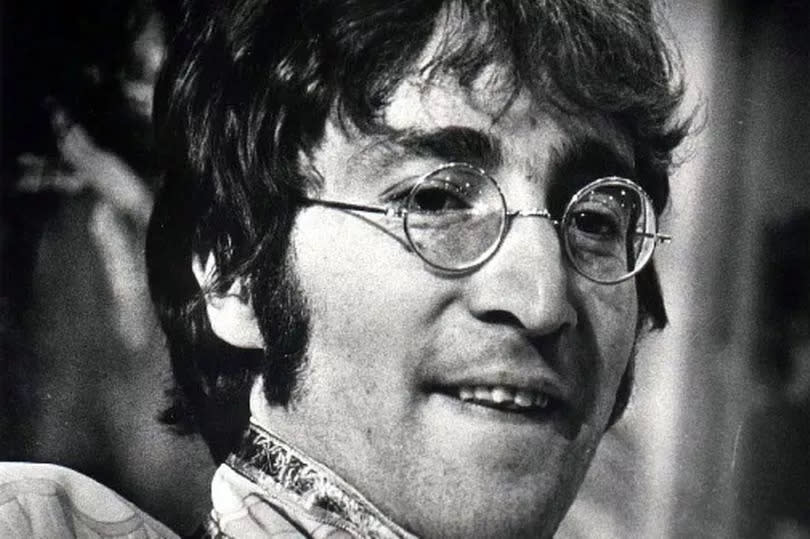 John Lennon of The Beatles in Bangor August 1967