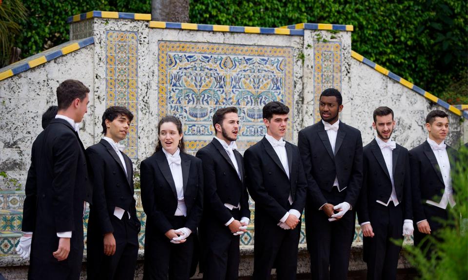 Yale Whiffenpoofs is an a cappella group founded in 1909 and is now composed of 14 seniors who perform all over the world.