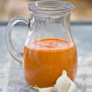 <p>This roasted red pepper vinaigrette recipe has a Spanish zing with the addition of sherry vinegar and smoked paprika. Purchased jarred roasted red peppers make this salad dressing recipe quick, or you can make it extra-special by roasting your own red peppers.</p>