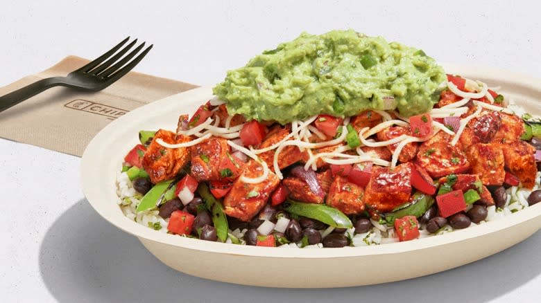 Chipotle's chicken al pastor bowl