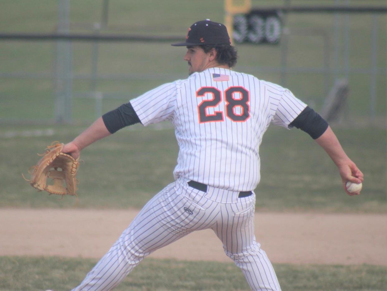 Junior pitcher Sean Postula and Cheboygan baseball picked up a sweep over Rudyard on Thursday.