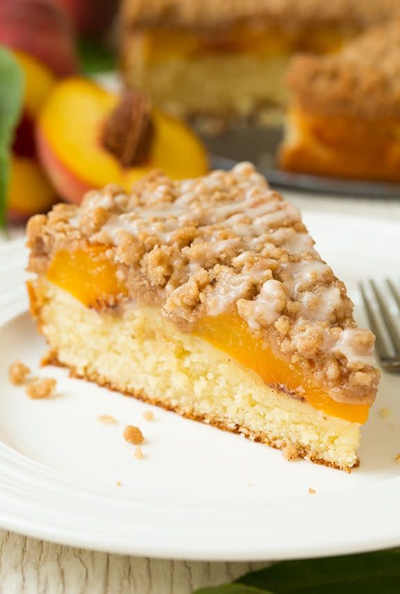 Peach Crumb Cake