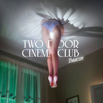 1. Two Door Cinema Club, Beacon - This looks like an attempt to pull off the kind of photorealistic but surreal imagery the Hipgnosis designers specialized in with Pink Floyd covers. Or maybe in Ireland they just use artificial bums as ceiling fans.