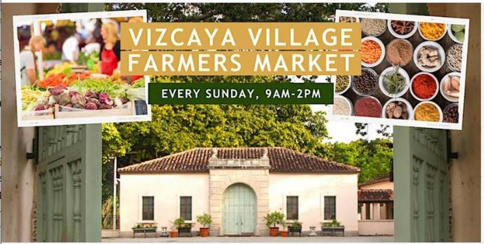 Vizcaya Village tiene el mercado más orgánico de agricultores de Miami.