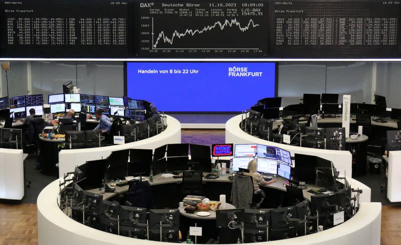 German share price index DAX graph is pictured at the stock exchange in Frankfurt