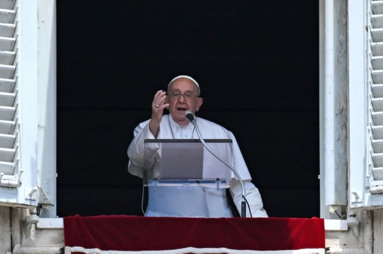 Francis said 'many Christians' were among the victims of the recent bloodshed (Andreas SOLARO)