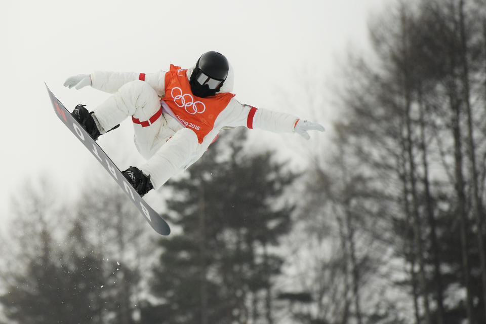 <p>Shaun White of the United States trains ahead of the PyeongChang 2018 Winter Olympic Games at on February 9, 2018 in Pyeongchang-gun, South Korea. (Photo by Clive Rose/Getty Images) </p>