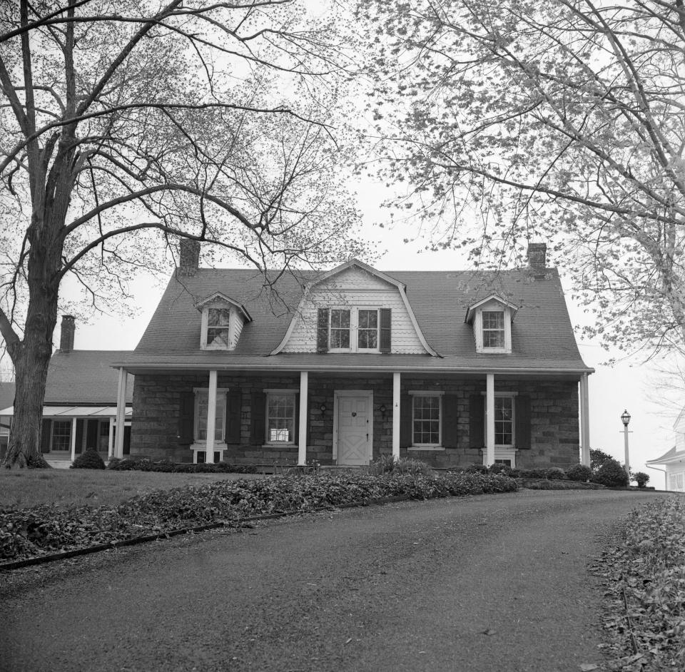 Eagle Hill is situated on a knoll above Piermont Road in Rockleigh, N.J., shown here on May 8, 1961. The original house was built in 1758 by Captain Abraham A. Haring, who was later captured by the British during the Revolutionary War and never seen again.