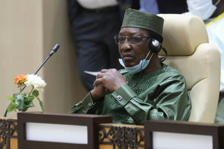 Le président tchadien Idriss Déby Itno lors du sommet du G5 Sahel (Mauritanie, Mali, Burkina Faso, Niger et Tchad), le 30 juin 2020 à Nouakchott - Ludovic MARIN © 2019 AFP