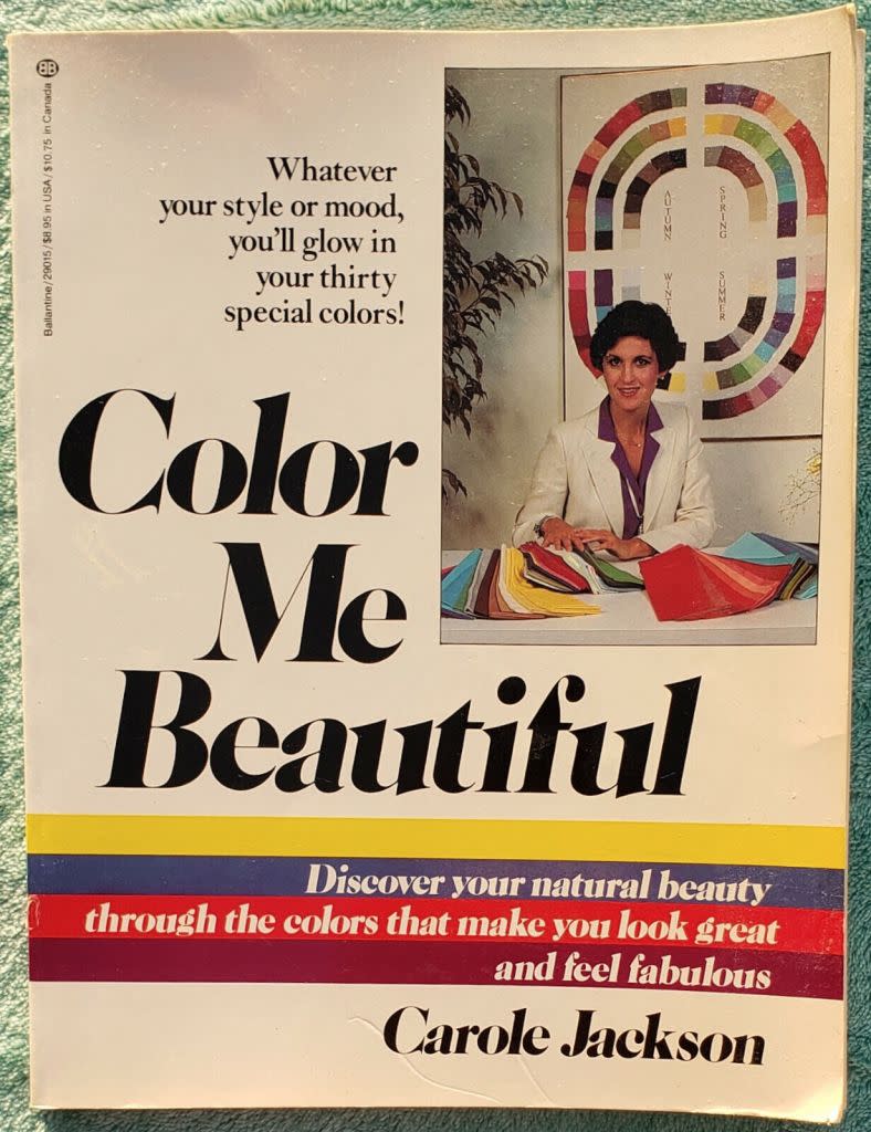 Sachs had her colors done as a teen using Carole Jackson’s “Color Me Beautiful” method. But, she was wrongly deemed a “winter.” Color Me Beautiful
