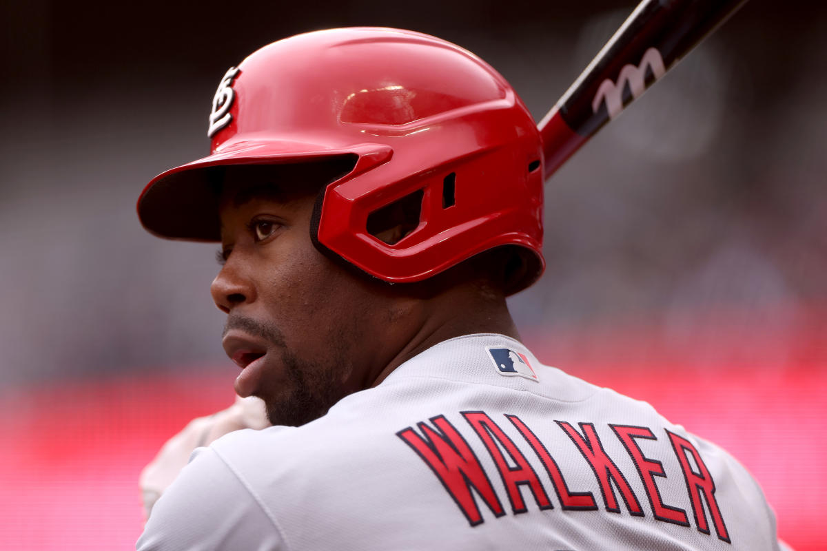 St. Louis Cardinals' Jordan Walker bats during the second inning