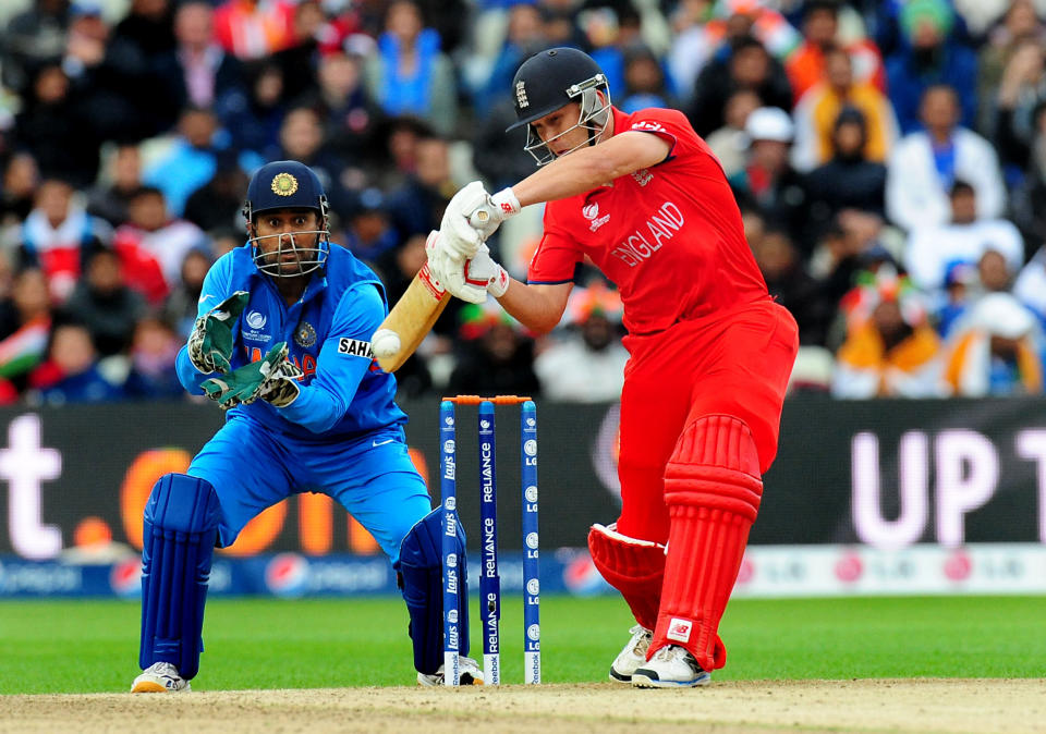 England's Jonathan Trott during the ICC Champions Trophy Final at Edgbaston, Birmingham.