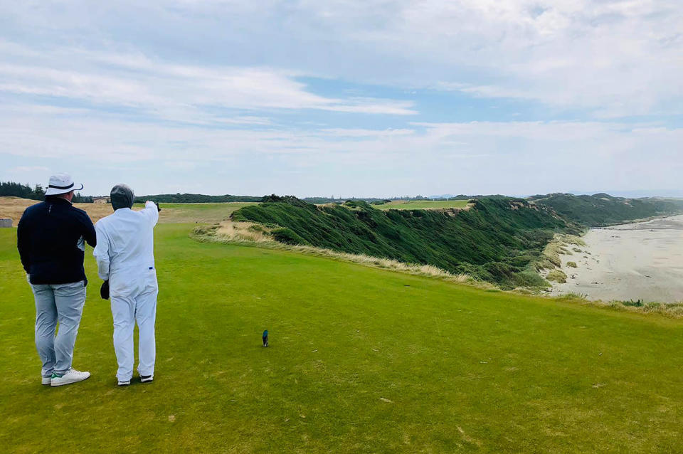 David Dusek at Bandon Dune&#39;s Sheep Ranch