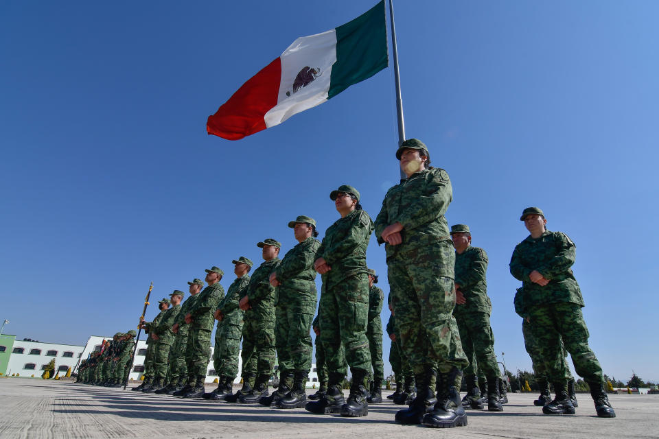  El Ejército Mexicano de la Vigésima Segunda Zona Militar ( Foto: Arturo Hernandez/Eyepix Group/Future Publishing via Getty Images)