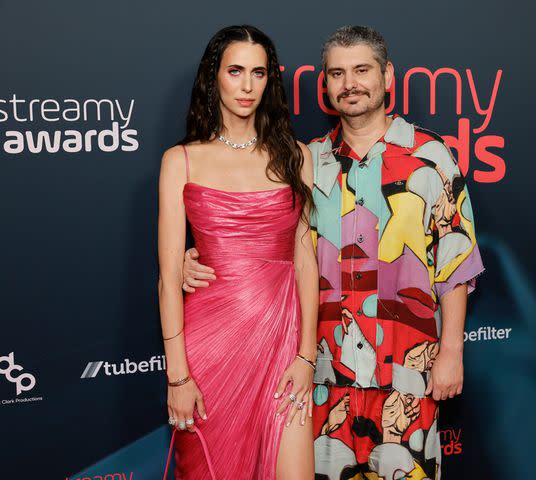 <p>Matt Winkelmeyer/Getty</p> Hila Klein & Ethan Klein