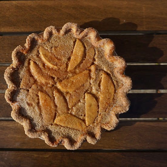 Apple Butter Custard Pie; Sister Pie