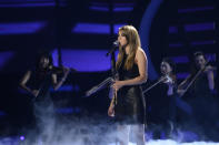 Angie Miller performs "Sorry Seems to Be the Hardest Word" on the Wednesday, May 8 episode of "American Idol."