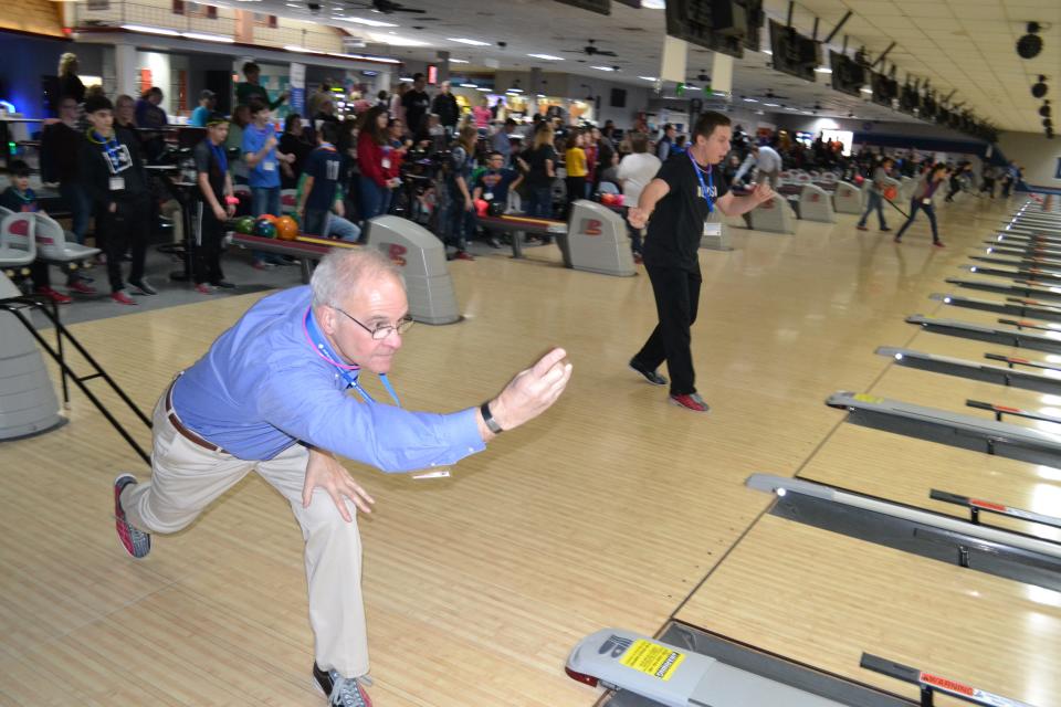Richland Newhope had an inaugural bowling event celebrating National Developmental Disabilities Month at Lex Lanes in this News Journal archives photo. Teams consisted of students with disabilities, student leaders and Richland County elected officials.