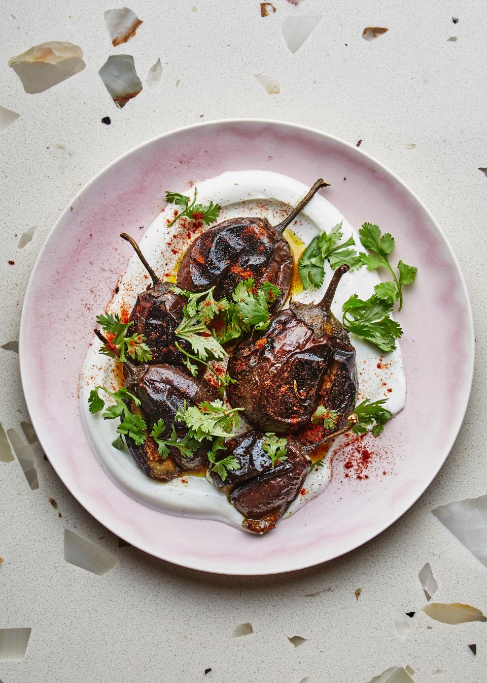 Spiced Baby Eggplants