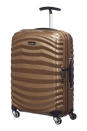 <p>Go for gold with this metallic number.<i><a href="http://www.samsonite.co.uk/lite-shock-spinner-55cm/62764.html?dwvar_62764_color=1775&cgid=SAMS080#start=59" rel="nofollow noopener" target="_blank" data-ylk="slk:[Samsonite, £249];elm:context_link;itc:0;sec:content-canvas" class="link "> [Samsonite, £249]</a></i></p>