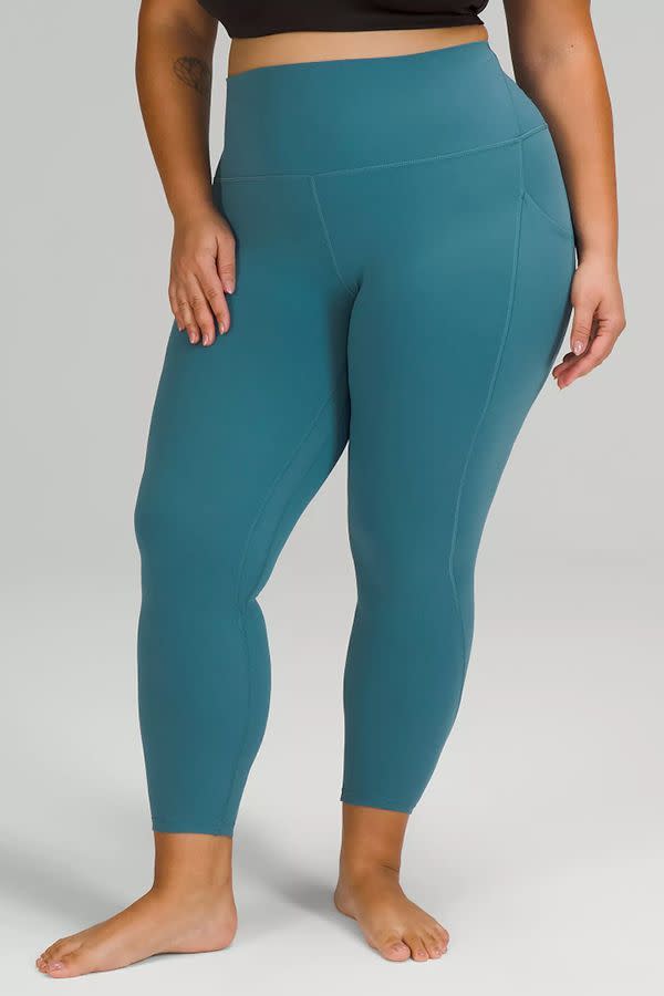 SATINA High Waisted Leggings for Women | Tummy Control & Compression  Waistband (One Size, Dark Teal)