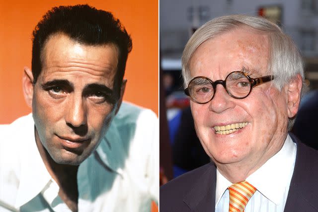 <p>Silver Screen Collection/Getty Images; Lawrence Lucier/FilmMagic</p> Humphrey Bogart (left) and Dominick Dunne