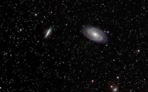 M81 (right) and M82 - Credit: pete lawrence