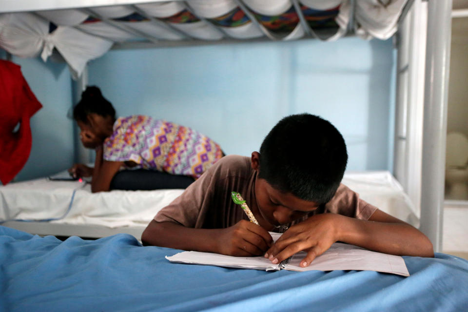 Honduran children at a migrant shelter in Reynosa, Mexico, in June 2018. (Photo: Daniel Becerril/Reuters)