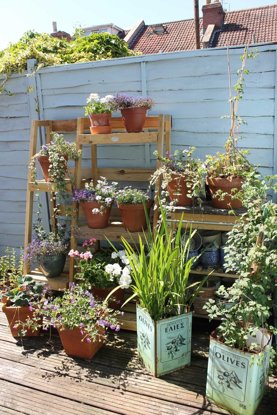 11. Set the scene for your container garden