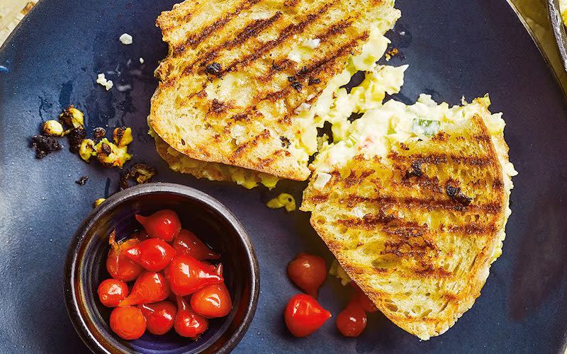 creamy sweetcorn, mature cheddar and fresh chilli take this toastie to the next level - Haarala Hamilton