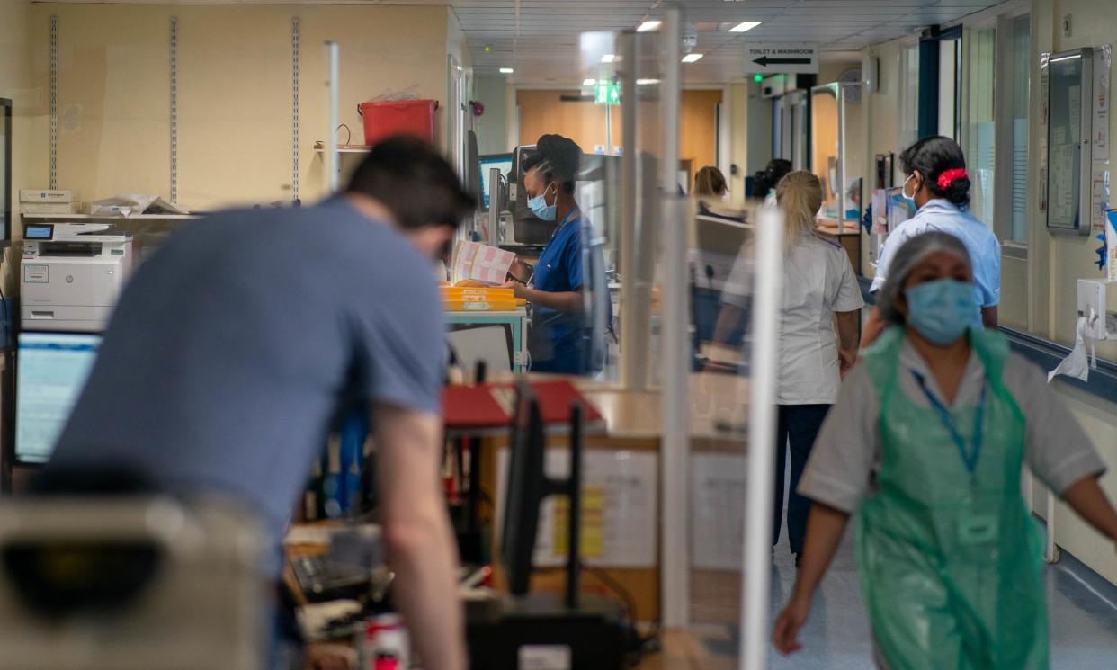 <span>The study, commissioned by Labour, is a damning critique of how years of neglect have left the NHS ‘in critical condition’.</span><span>Photograph: Jeff Moore/PA</span>