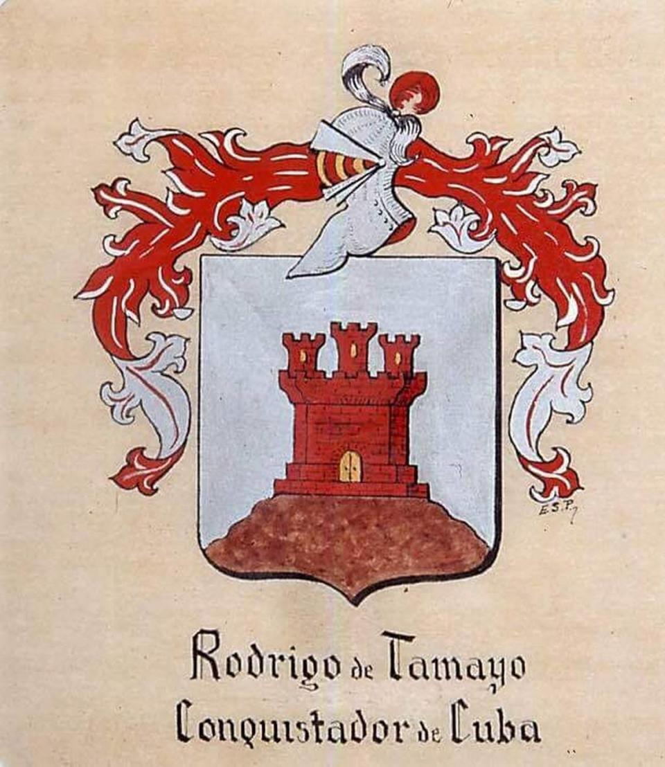 Escudo del linaje Tamayo en Cuba.