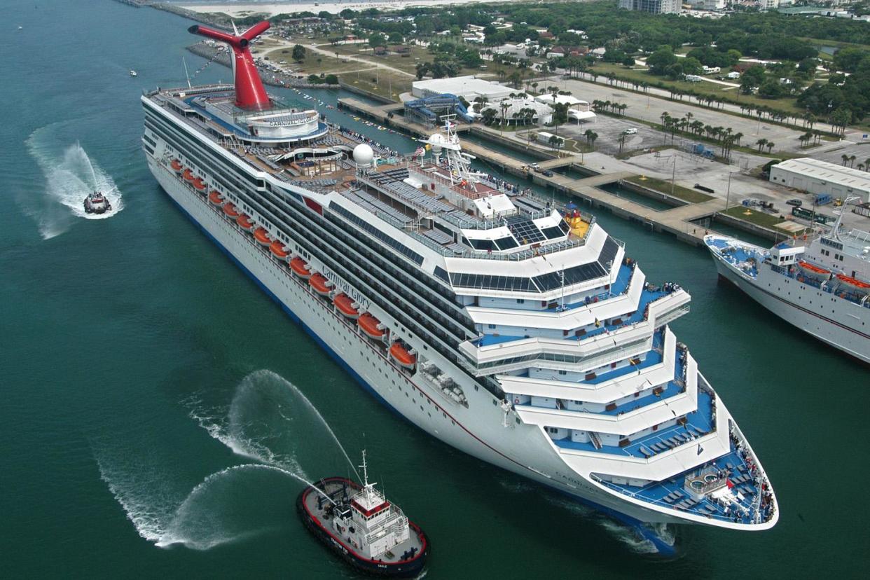 The Carnival Glory cruise ship: Getty