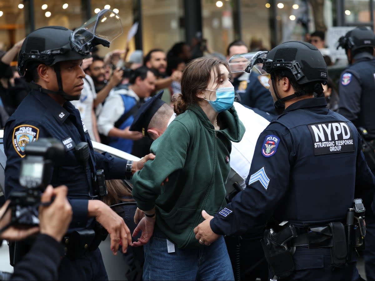 ProPalestinian protesters march near Met Gala