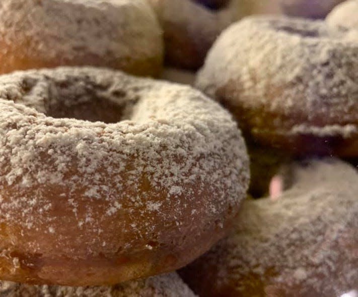 Cider donuts from Hacklebarney Farms Cider Mill, Chester.