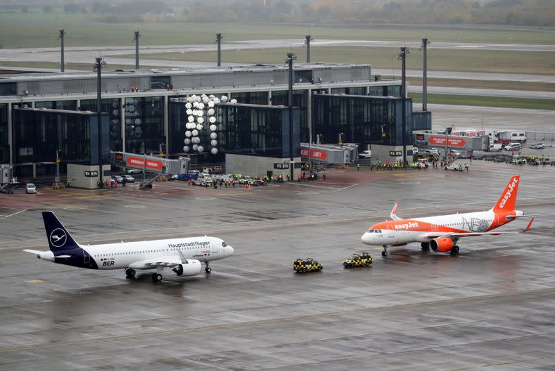 Official opening of the new Berlin-Brandenburg Airport in Schoenefeld