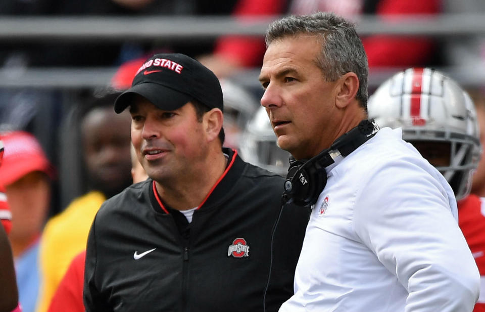 Ryan Day, the offensive coordinator at Ohio State who filled in for Urban Meyer during his administrative leave, doesn’t have many ties to the region. But he might be a good choice for Colorado. (Getty)