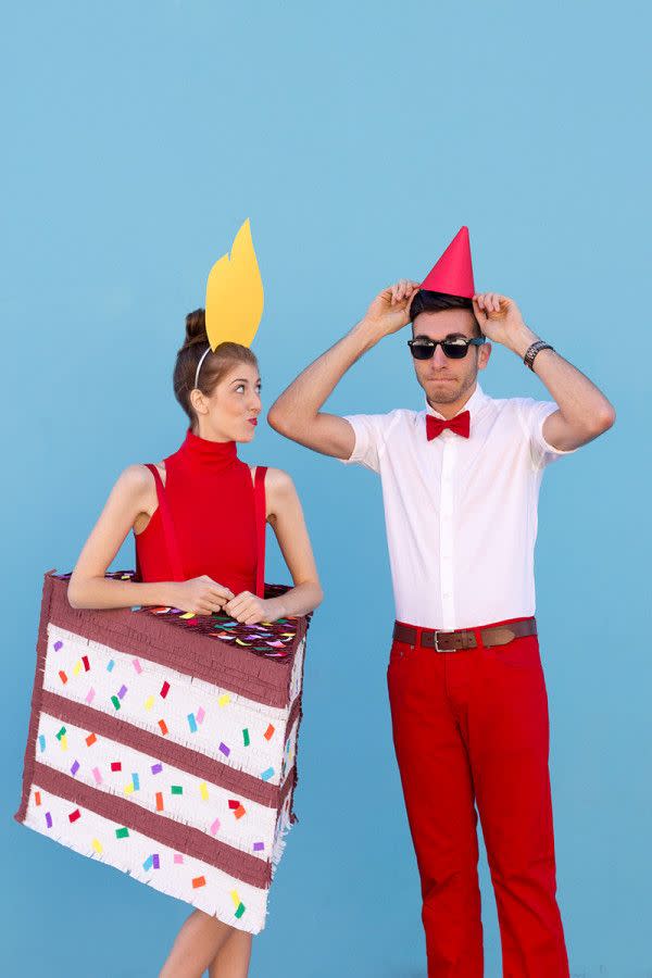 Birthday Cake and Candle Costumes